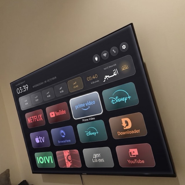 FOOR Theme على تلفاز زبون